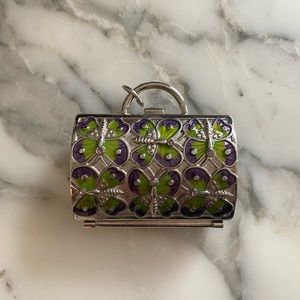Judith Leiber Metal Purse Holiday Christmas Ornaments from Neiman Marcus.